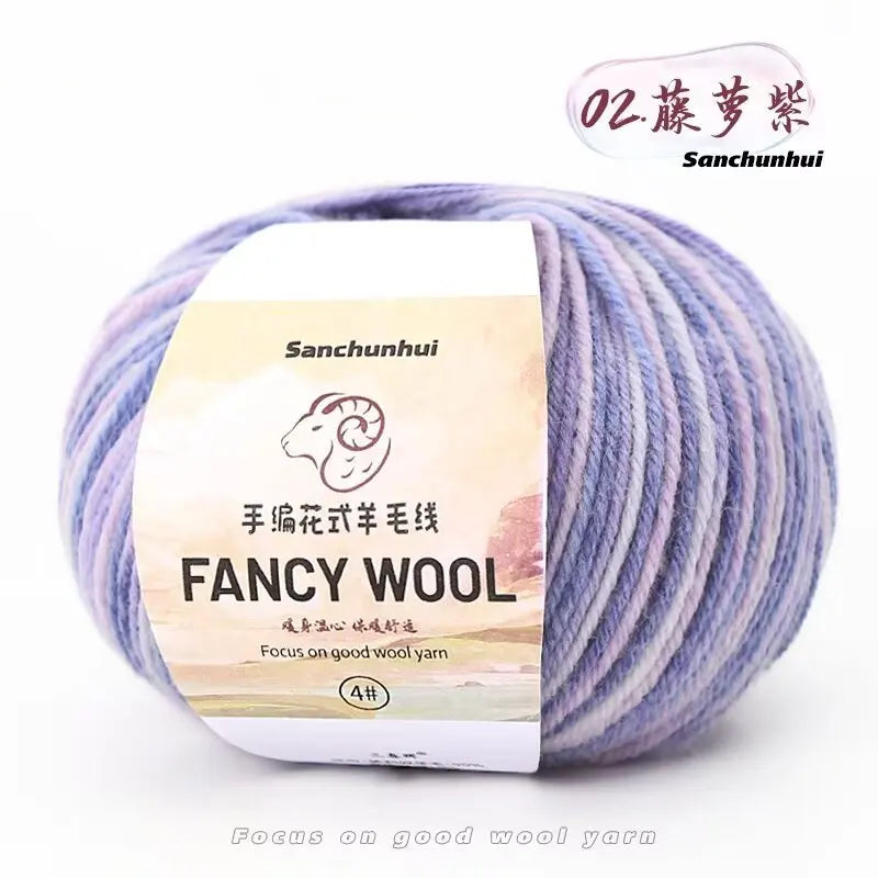 Buntes Merinowolle Garn für Strickprojekte – weich und vielseitig