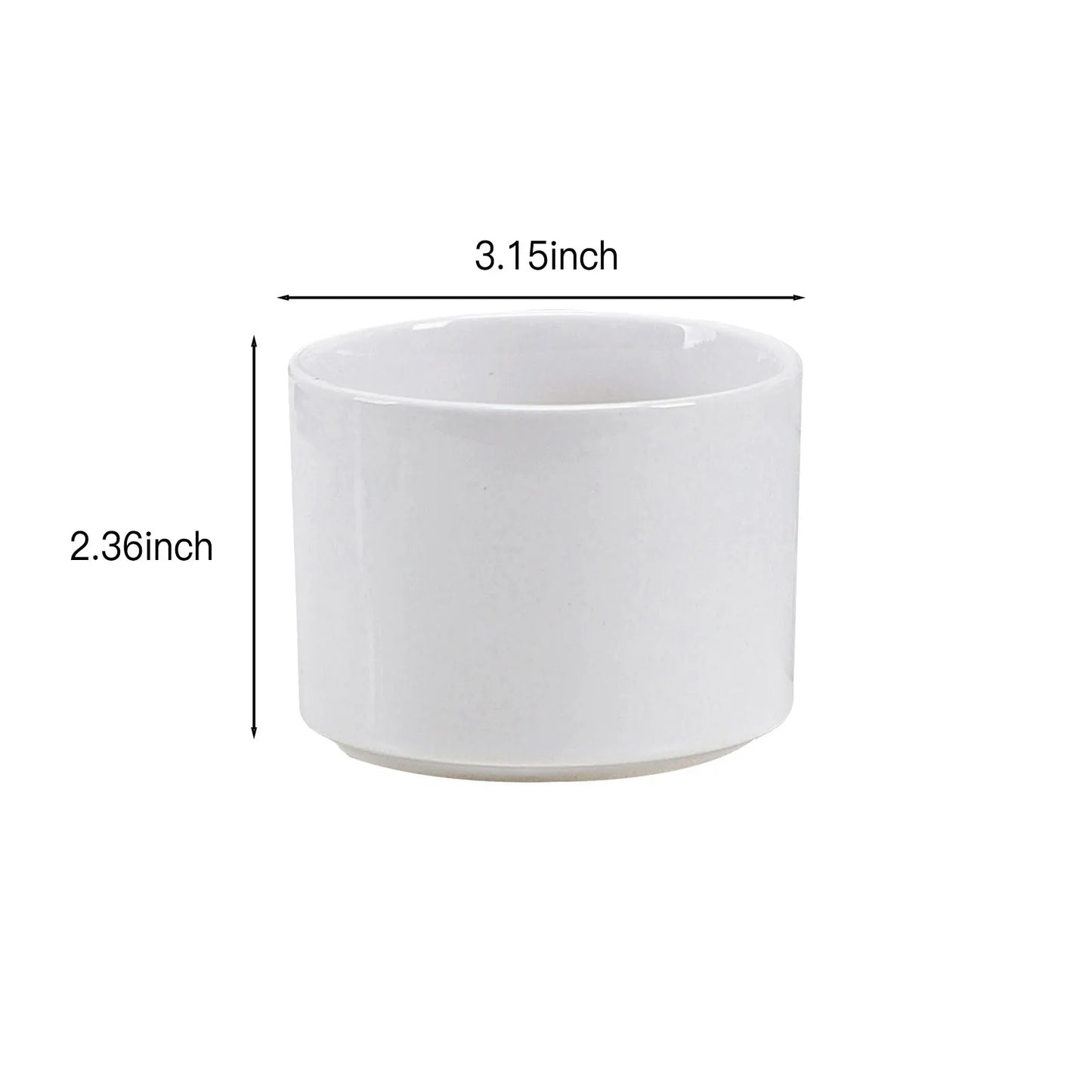 Eleganter Mini Blumentopf aus Kunststoff für Sukkulenten am Schreibtisch