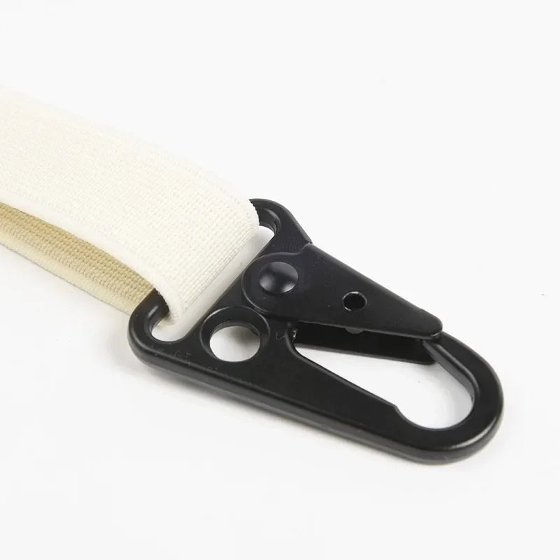 Robuster schwarzer Hawkbill Karabiner aus Aluminium – sicher - vielseitig nutzen