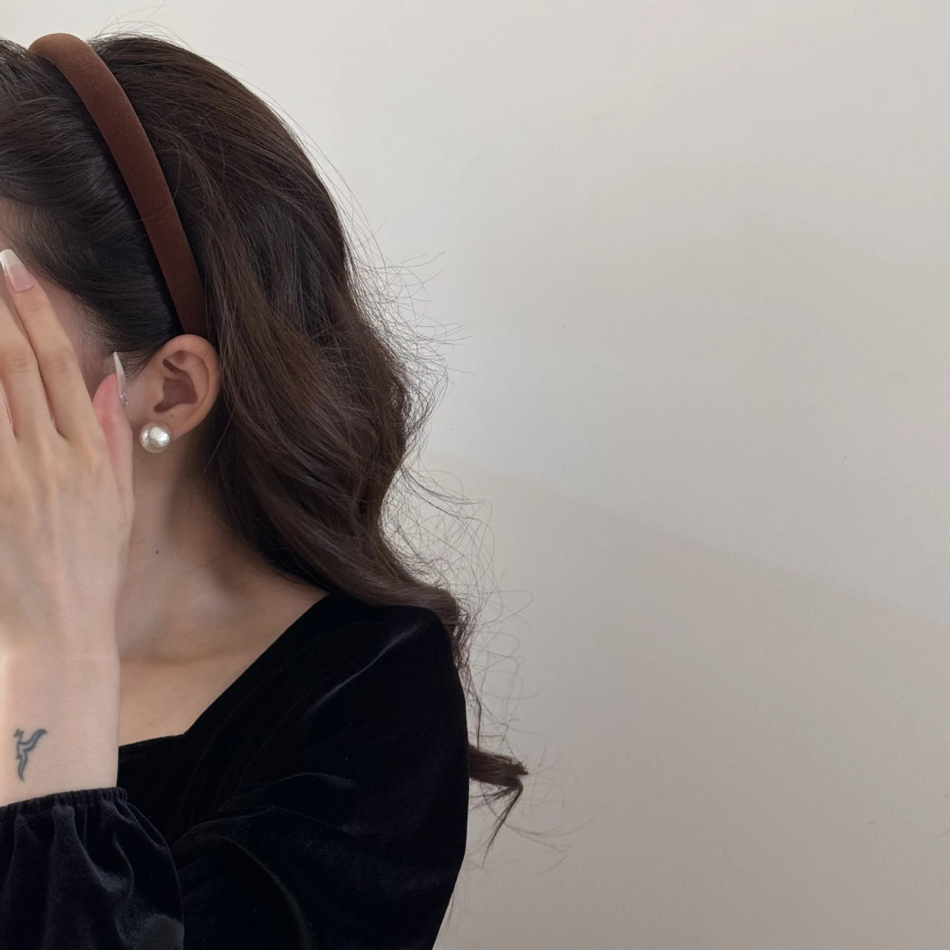 Elegante Damen Stirnbänder aus Samt mit rutschfester Passform-Yabubestshop