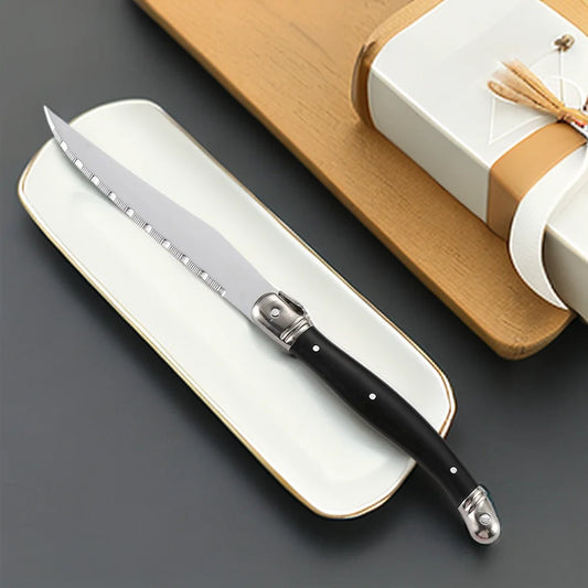 9 Zoll Laguiole Steakmesser Set mit Ergonomischem Griff und Edelstahlklinge