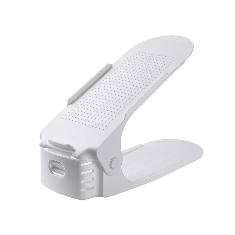 Platzsparender Schuh Organizer mit verstellbaren Staplern für Ihren Schrank