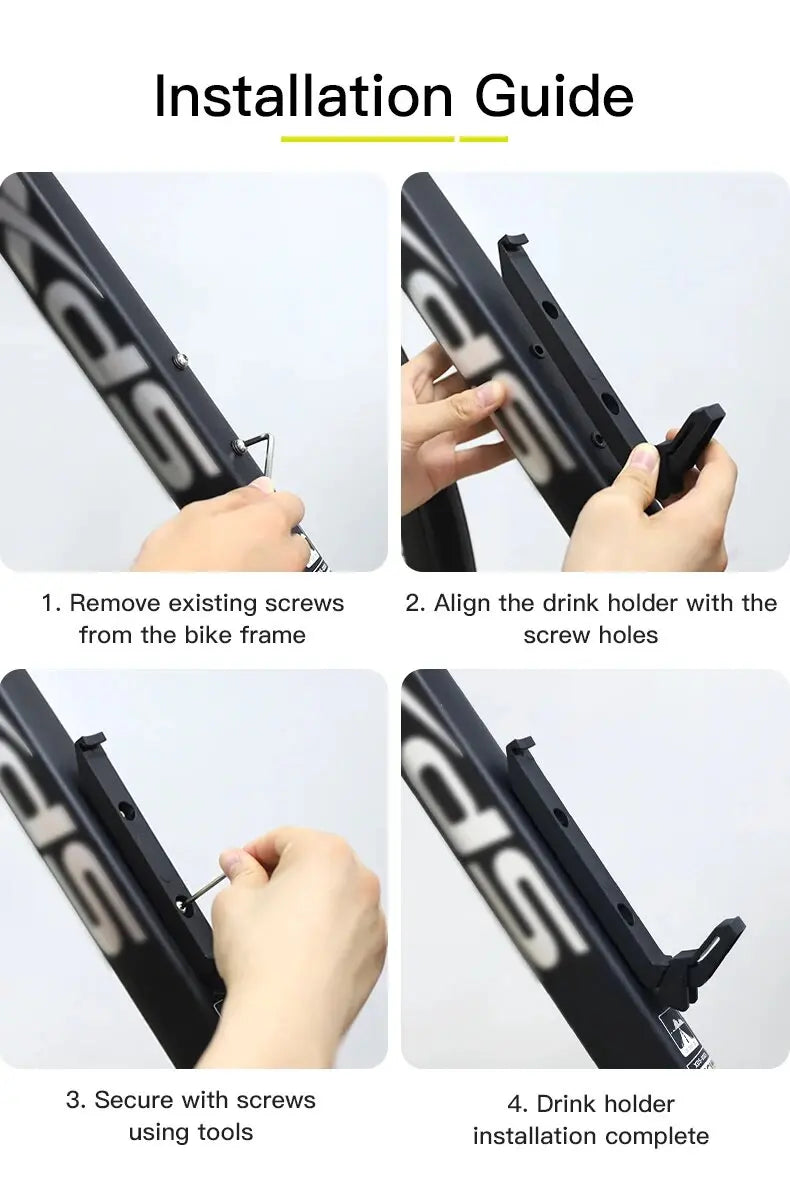 Ultraleichte Aluminium Getränk Halterung für Fahrräder-Yabubest - Home & More