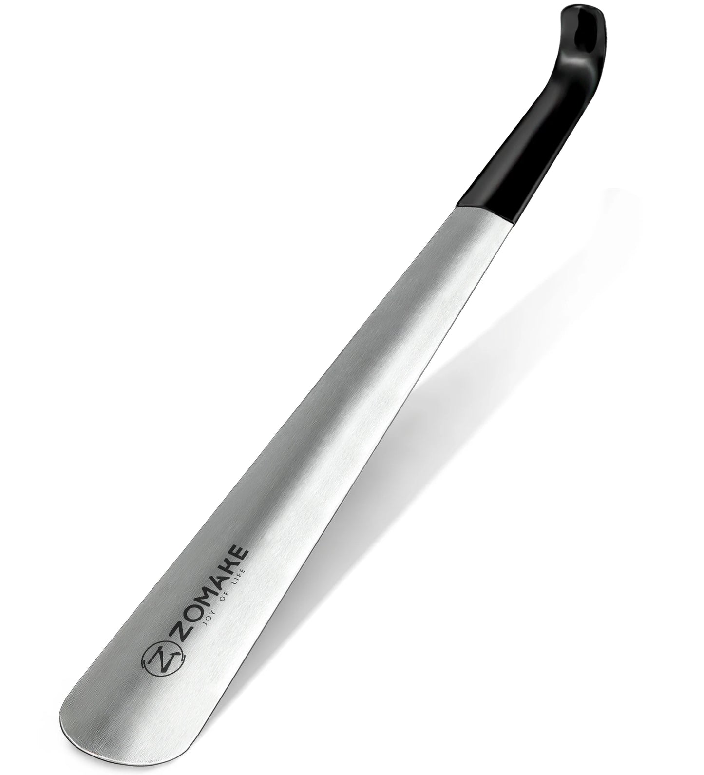 Extra langer Metall Schuhlöffel Schuhheber mit flexiblem Griff