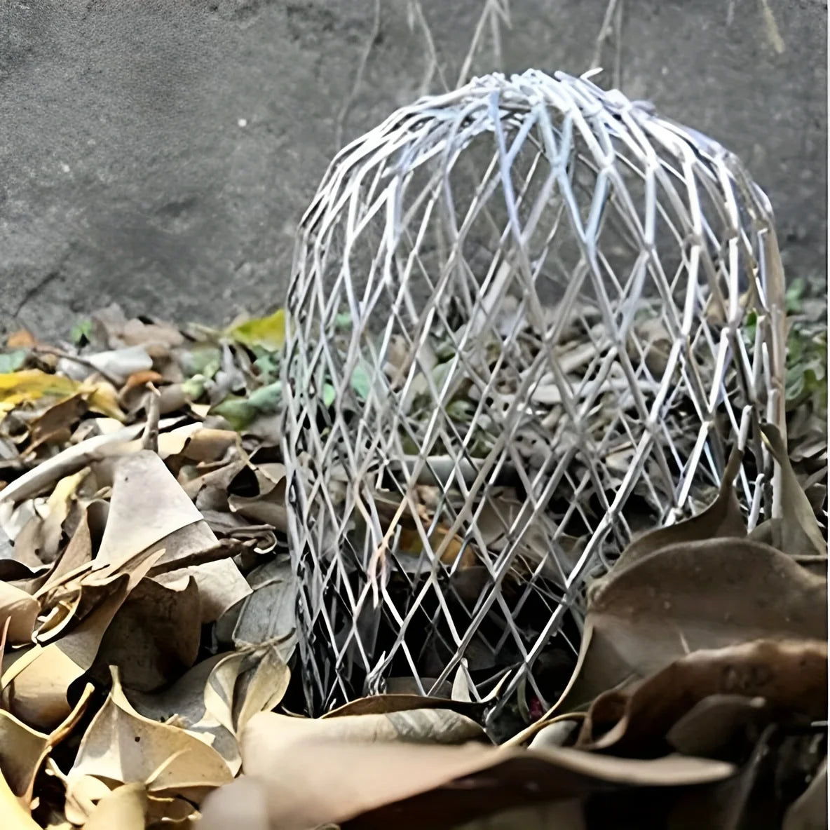 4 teiliges Metall Aluminium Dachrinnenfilter Set mit Maschen