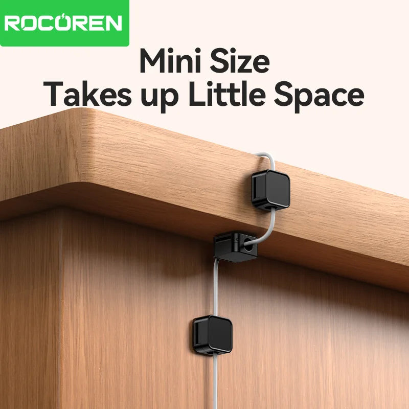 Magnetische Kabelklemmen verstellbarer Organizer für Kabelmanagement