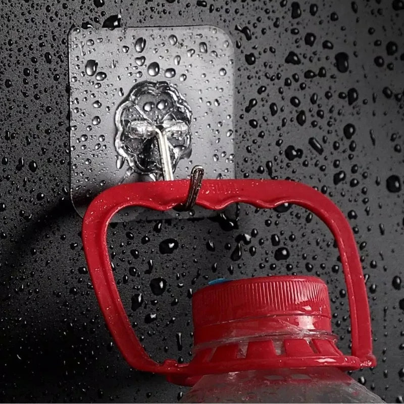 Starke Selbstklebende Transparente Haken für Küche Bad und Tür