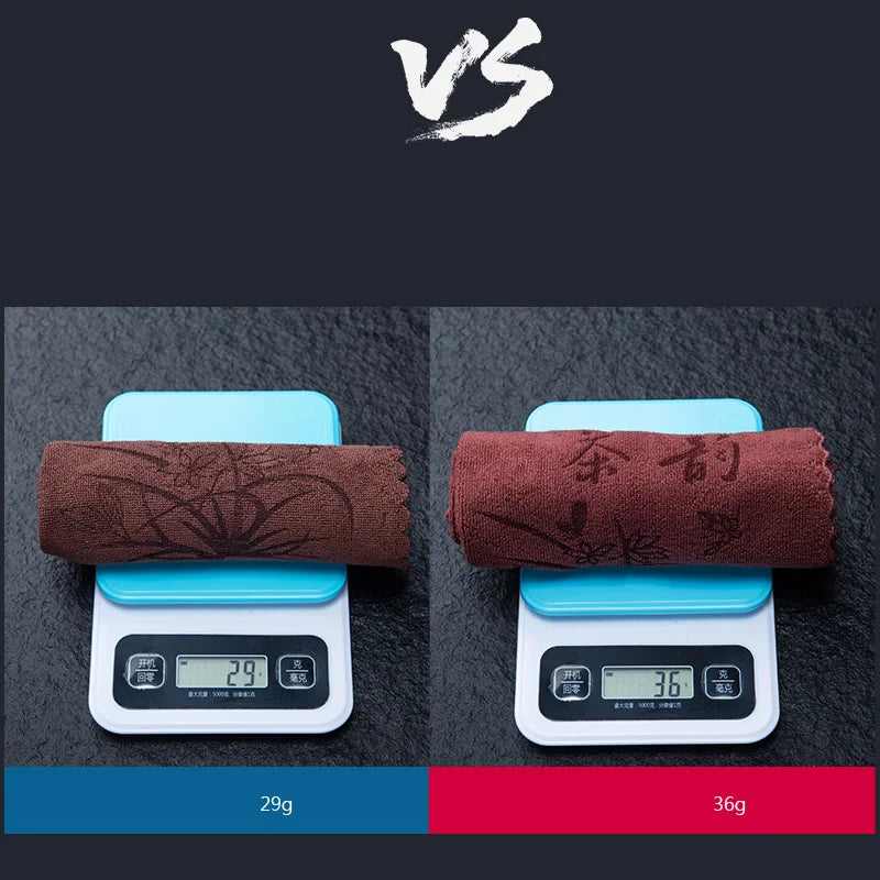 Saugfähiges Rotes Küchengeschirrtuch aus Faser-Yabubestshop