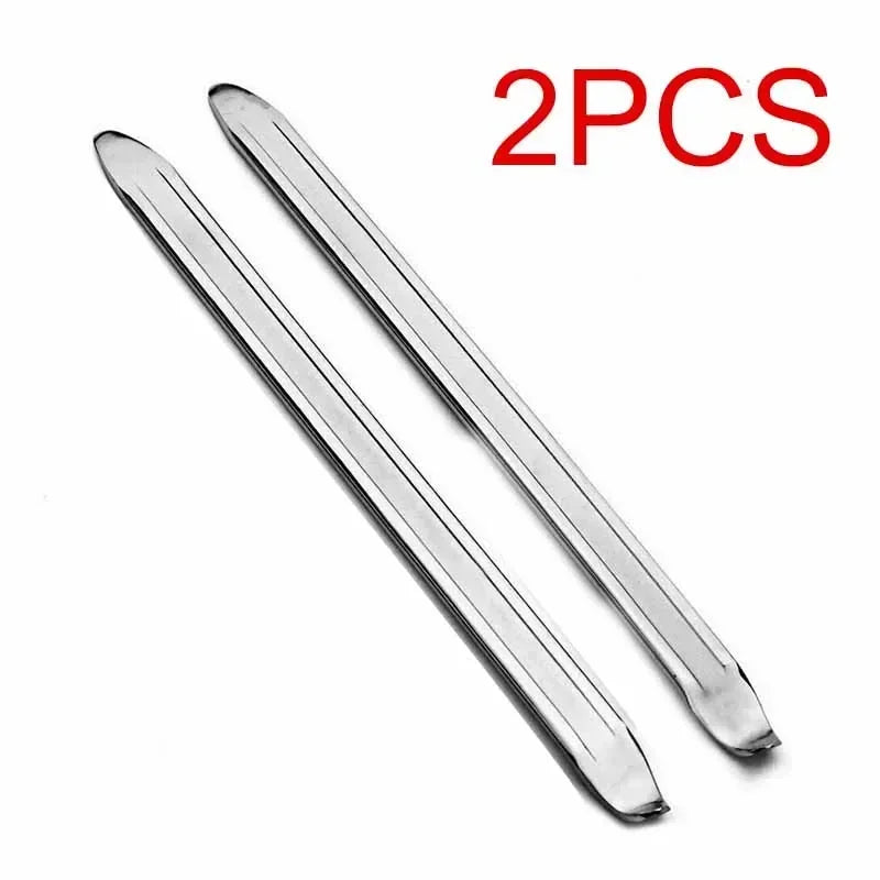 Robustes 3er Reifenlöffel-Set 30cm aus Stahl – schonend - langlebig Silber