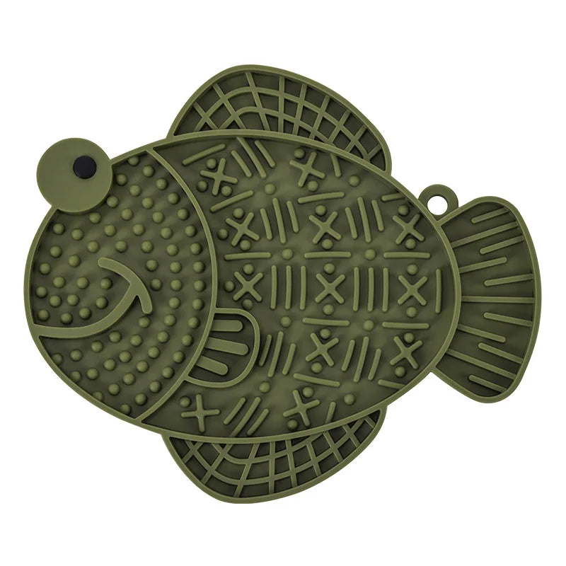 Slow Feeder Leckmatte für Hunde und Katzen mit Saugbasis aus Silikon