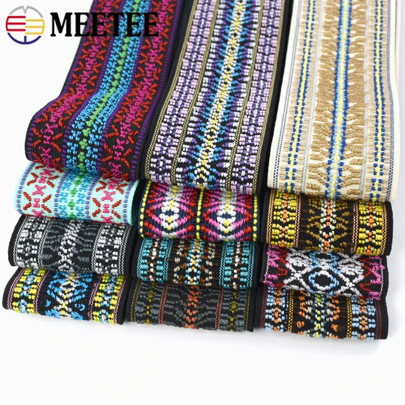 Elastisches Jacquard Gurtband für Kleidung und Nähprojekte