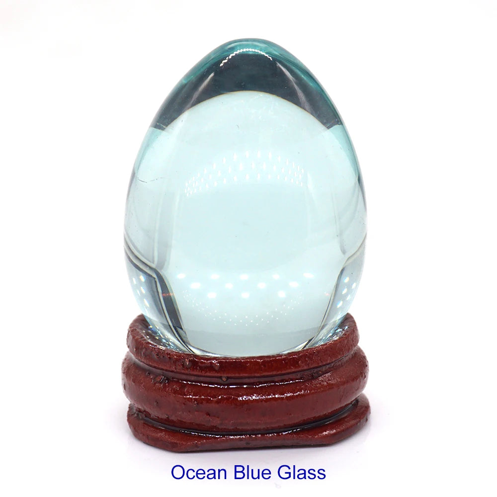 Natürlicher Heilkristall Osterei – Polierter Edelstein für Dekoration