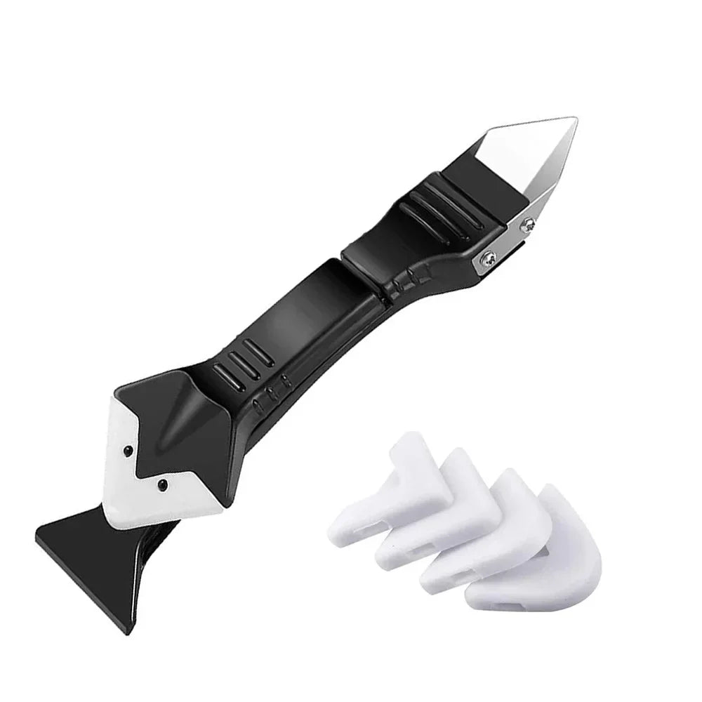 Multifunktionales 5in1 Silikon Schaber Set für Haushalt und Heimwerken
