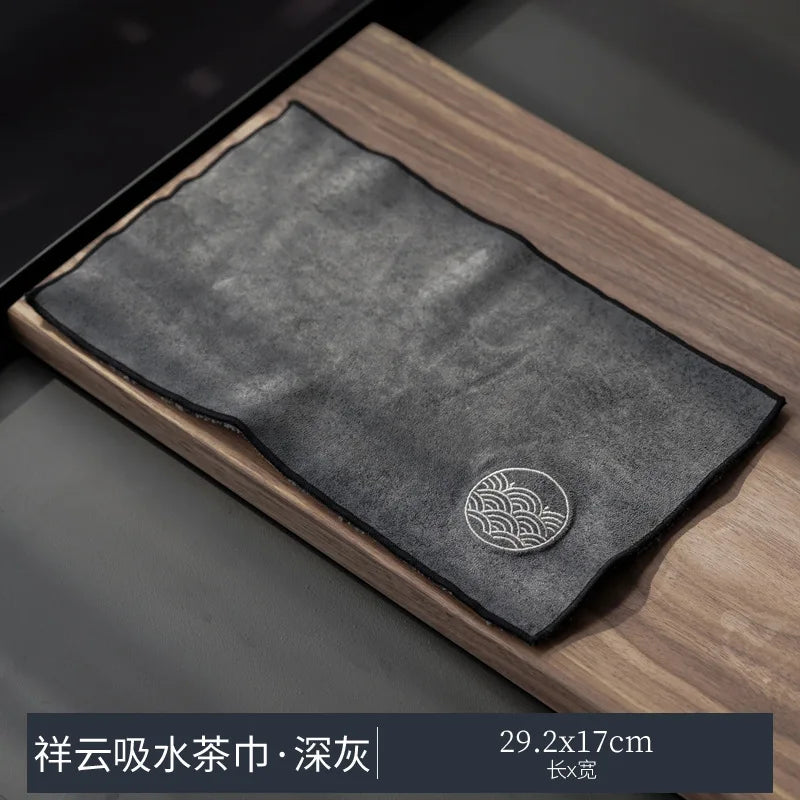 Verdicktes Geschirrtuch aus Baumwolle und Leinen für Küche und Teetisch-Yabubestshop