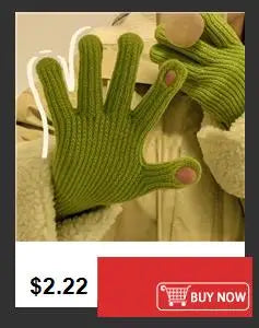 Warme gestrickte Halbfingerhandschuhe mit Sternmotiv