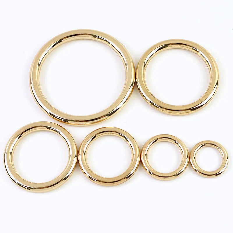 5 10 Stück O-Ring Metallschnallen 15 bis 50 mm für Gurt Hundehalsband