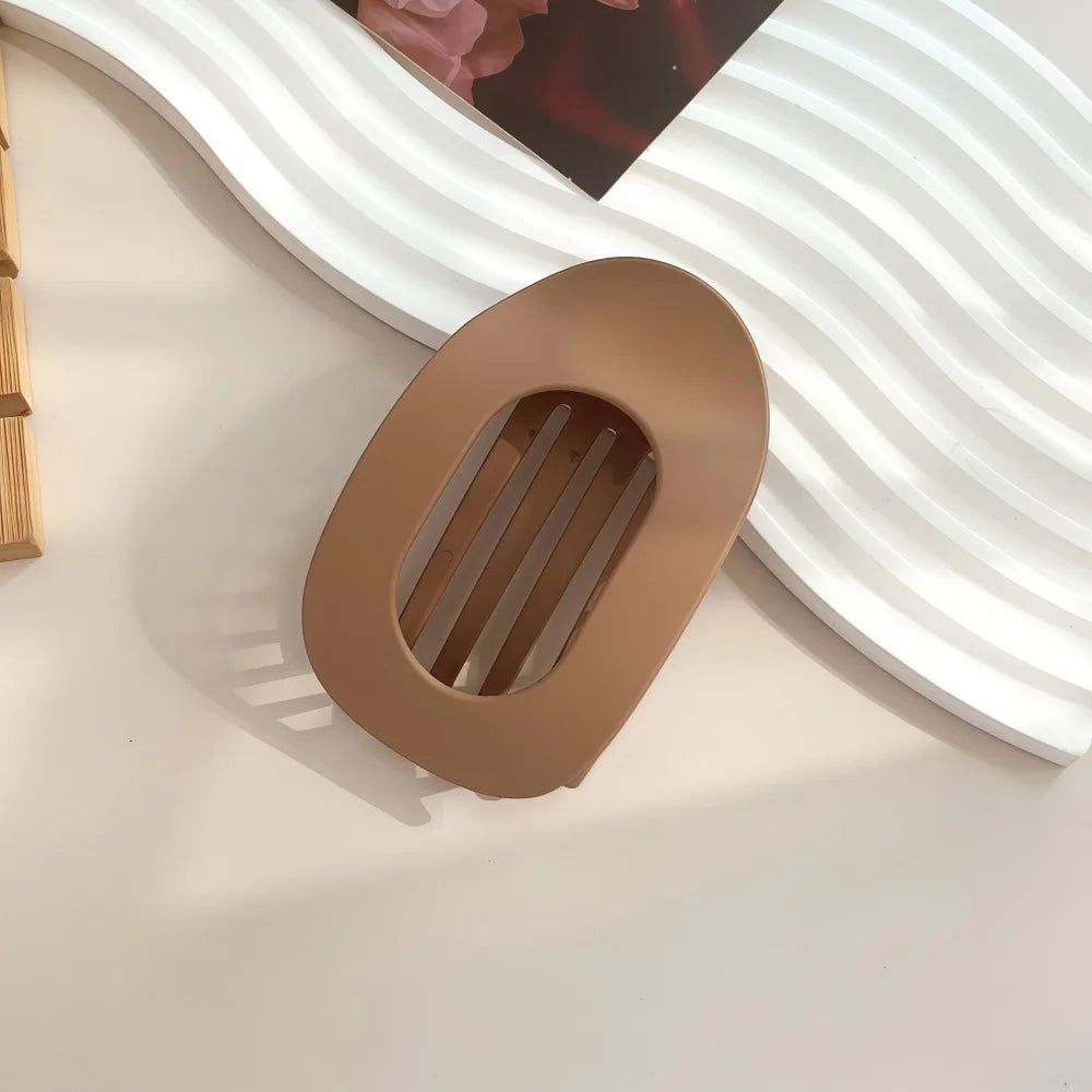 Stylische Haarklammer Leopardenmuster matt für einfachen Halt