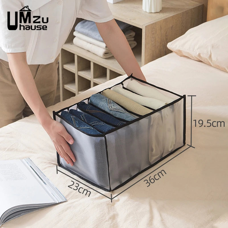 Mesh Schubladen Organizer für Unterwäsche Kleidung mit geteilten Fächern