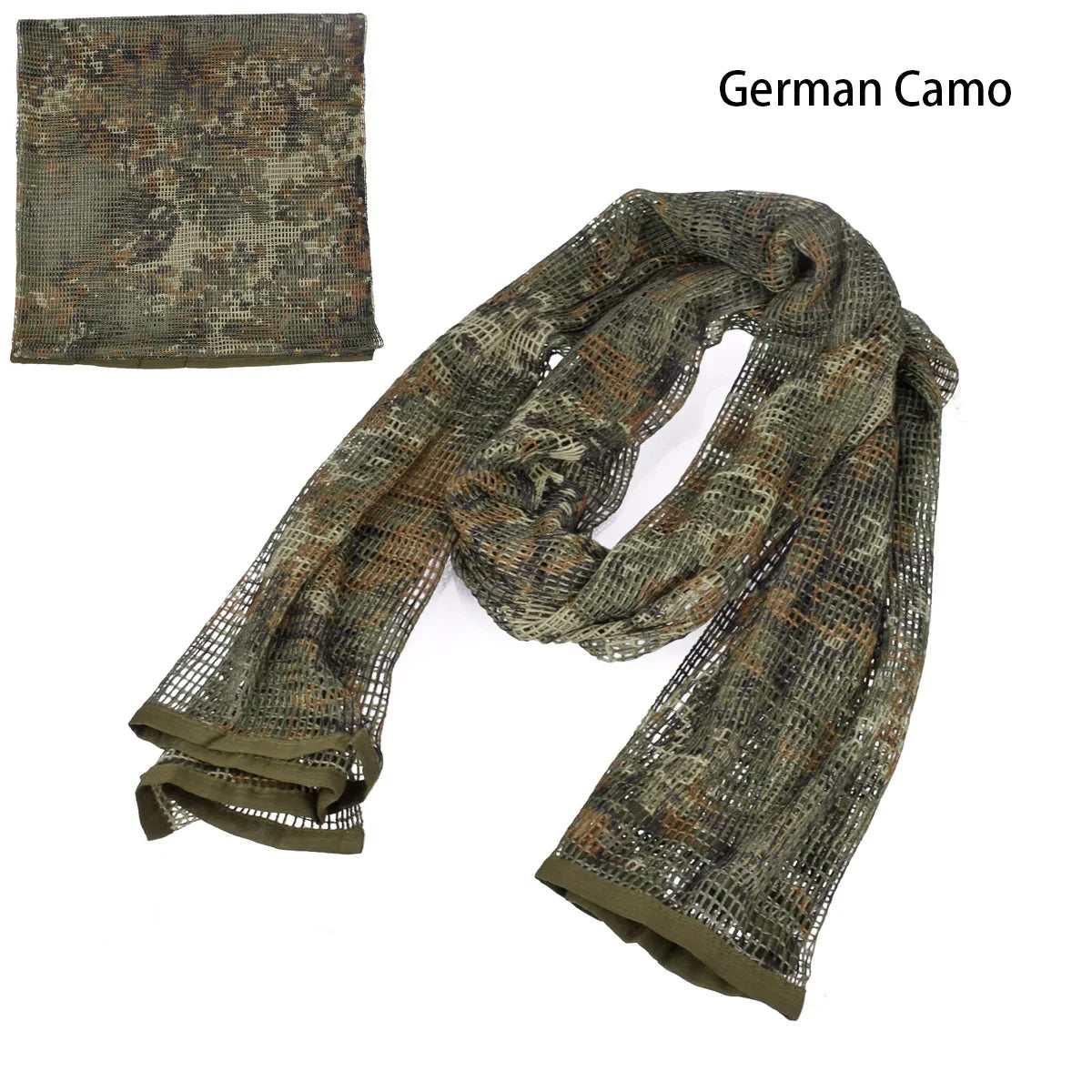Taktischer Camouflage Schal Netz – Outdoor Jagd Schießen Fotografie Wandern Unisex