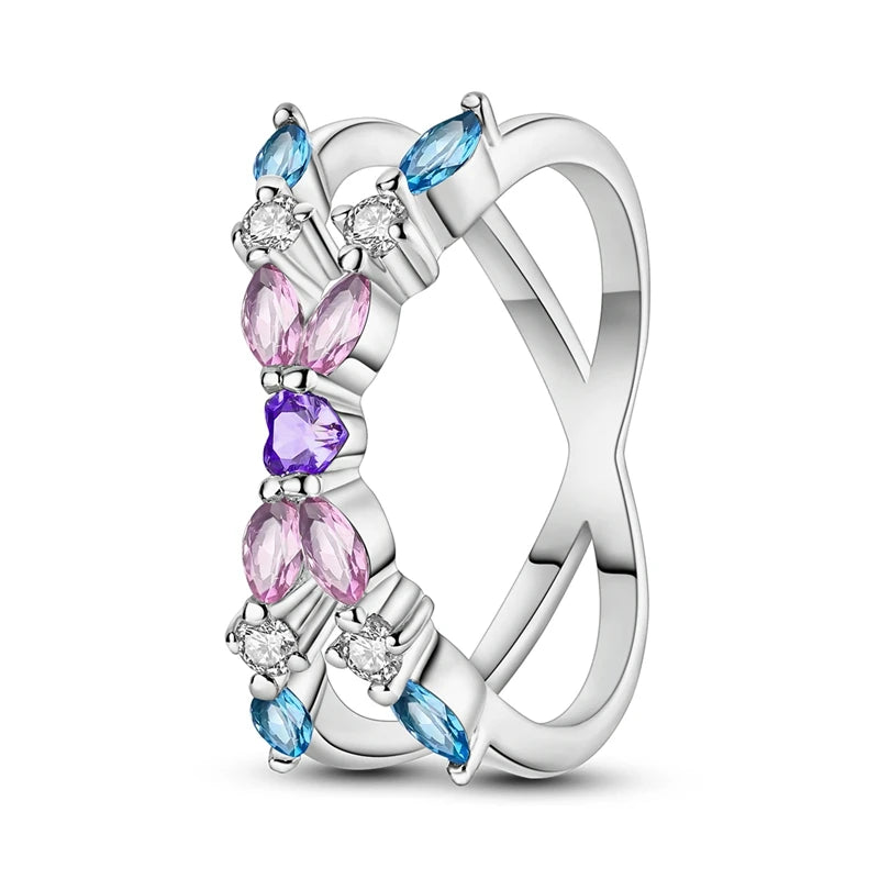 Funkelnder 925 Silber Ring mit Zirkon – Edle Designs für Frauen