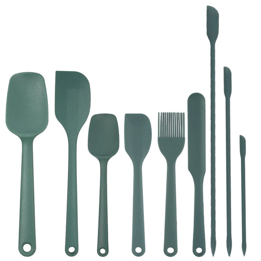 6/9-teiliges Silikonspatel-Set mit hitzebeständigen, lebensmittelechten Küchenhelfern
