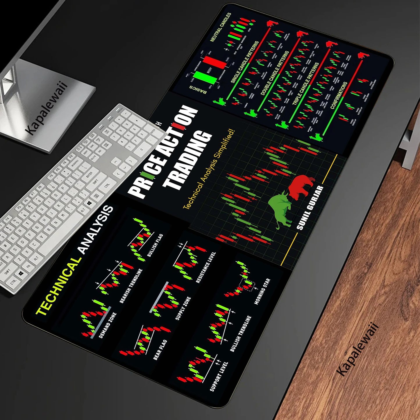 XXL Gaming Mauspad 900x400mm Rutschfest Ergonomisch Schreibtischunterlage