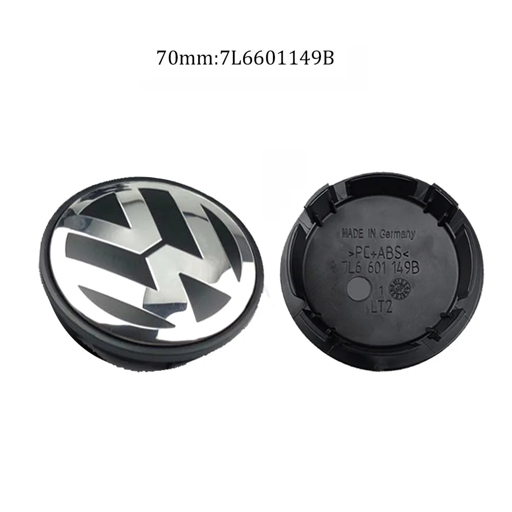 4er Radnabenkappen Set 55 56 60 63 65 70 mm ABS Aluminium