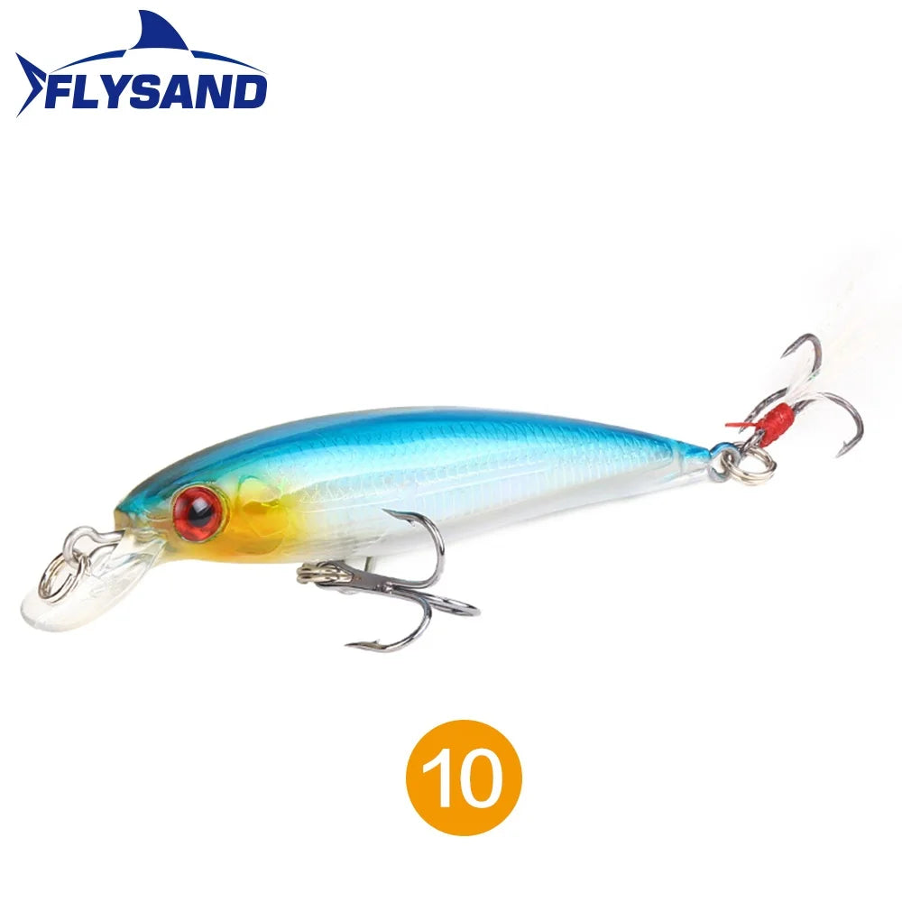 Effektiver Laser Minnow Köder 90mm 7,2g für Süß- und Salzwasser