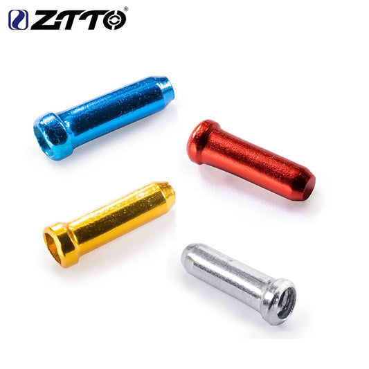 50er Set Aluminium Draht-Endkappen für MTB - Rennrad – stabiles Kabelschutz-Upgrade