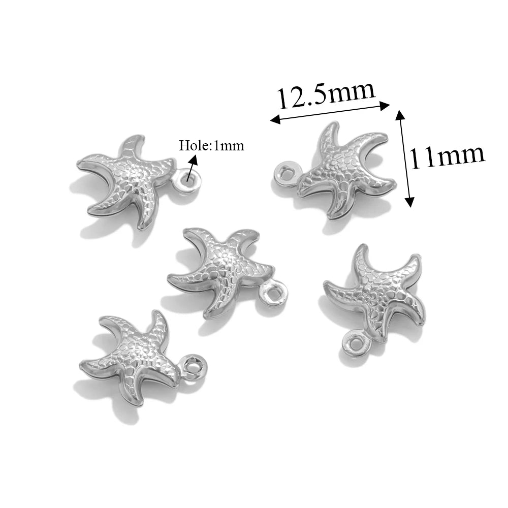 Maritime Edelstahl Gold Anhänger für individuelle Schmuckkreationen