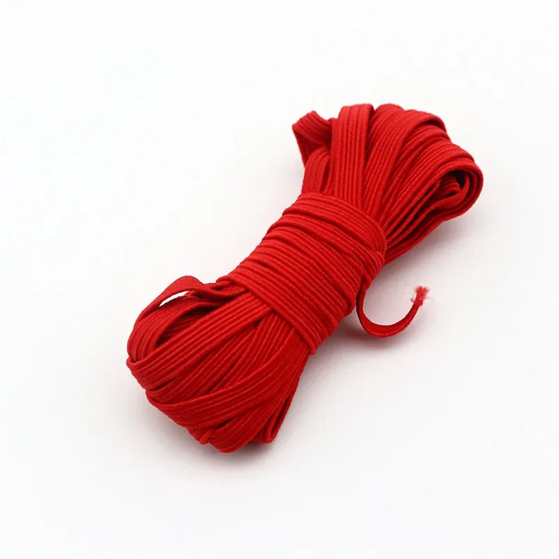 Vielseitiges elastisches Gummiband 6mm für Nähen und Haushalt