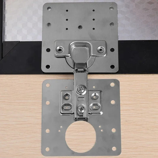 Robustes Edelstahl Scharnier Reparatur Kit mit Schrauben – 9x9 - 9x5 cm