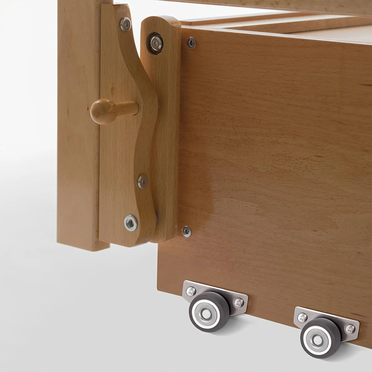 Seitliche Möbelrollen 2er Set – 1,25 Zoll Kleine Räder für Schubladen - DIY