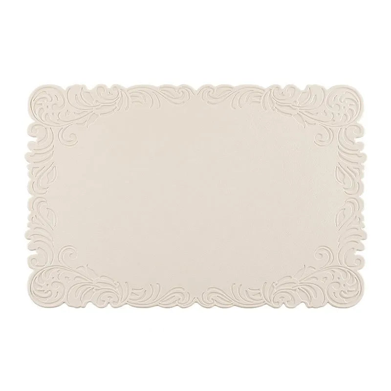 Elegante PU Kunstleder Tischsets für Innen und Außenbereiche