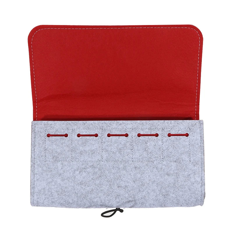 Schutzhülle aus Filz für mobile Geräte mit Fächerfach