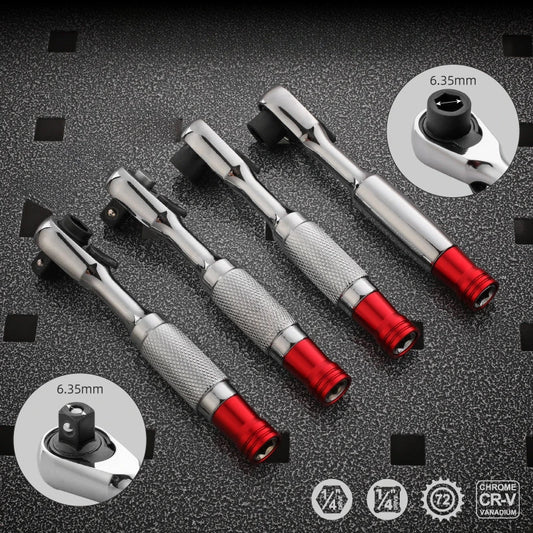 1/4 Ratsche Doppel Kopf Mini Steckschlüssel Set für Fahrradwerkstatt-Yabubest - Home & More