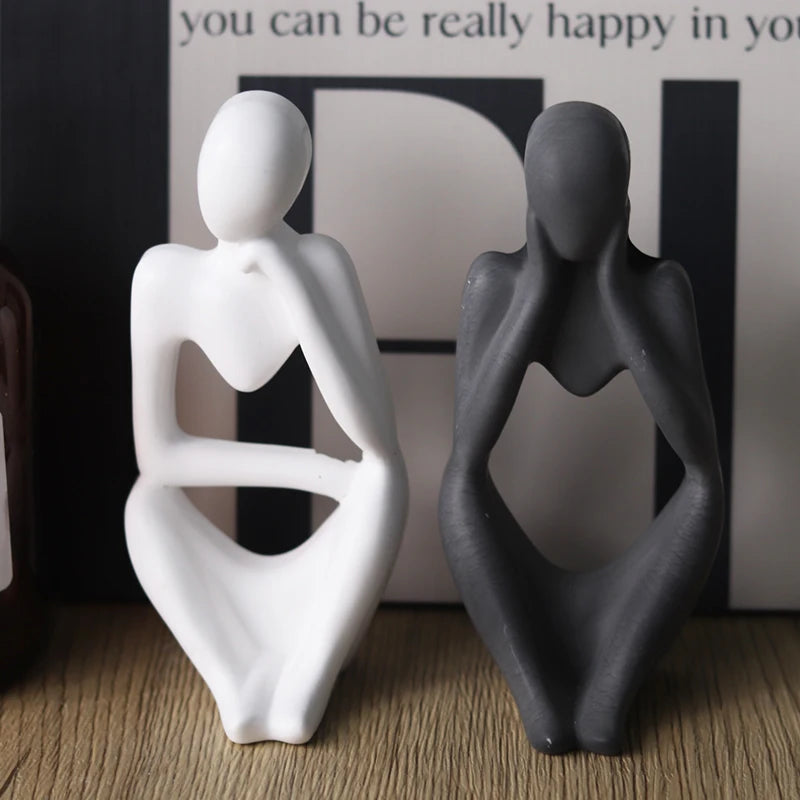 3D Silikonform für DIY Denker Statue und abstrakte Kunstwerke