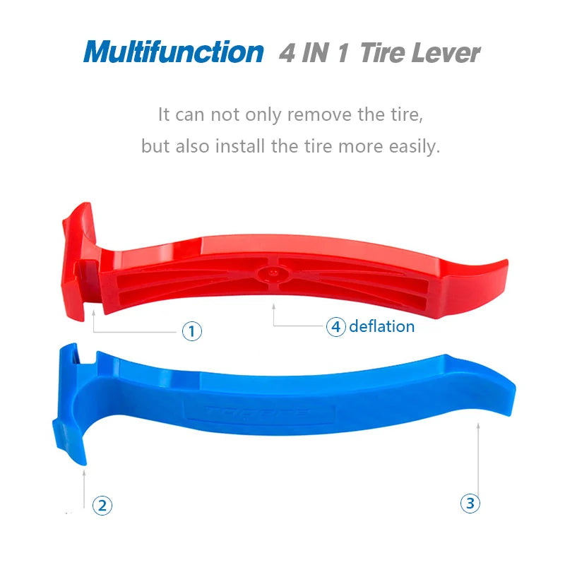 Multifunktionaler Fahrradreifenheber 4-in-1 Reparatur Werkzeug mit Entleerung