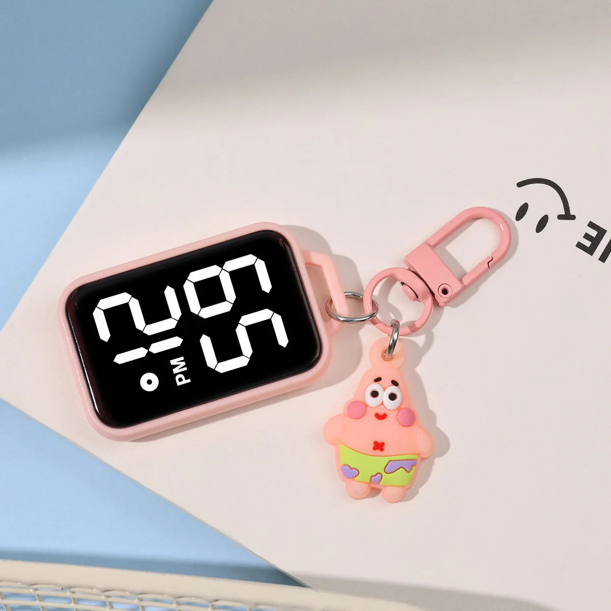 Stilvolle Digitale LED Anhängeruhr mit Touchscreen Anzeige