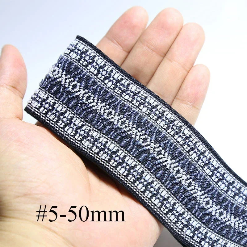 Elastisches Jacquard Gurtband für Kleidung und Nähprojekte