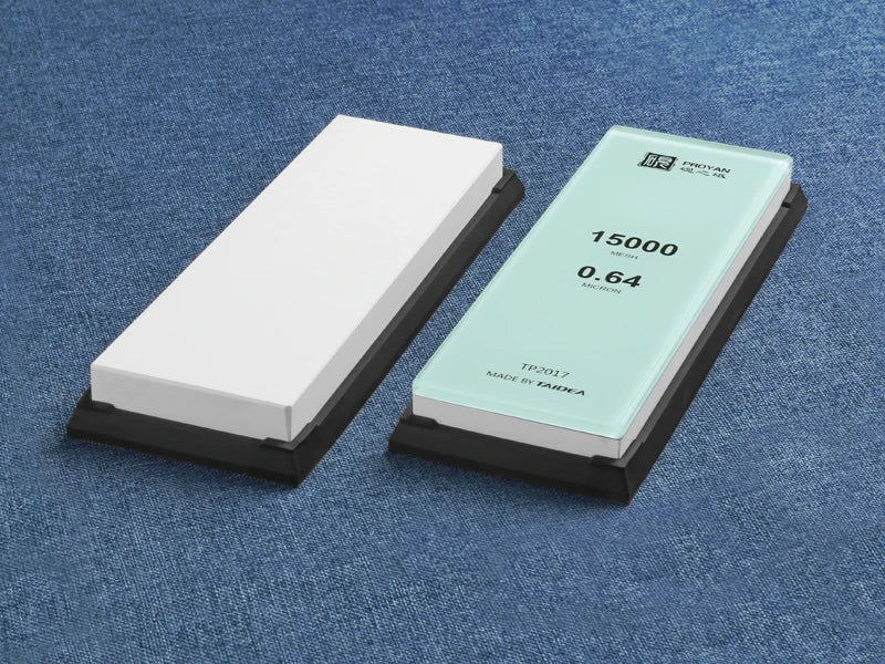 Professioneller weißer Alund Schleifstein für Küchenmesser und Holzarbeiten