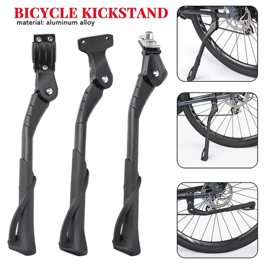 Robuster, verstellbarer Side Kick Fahrradständer aus Aluminium für 24-29 Bikes