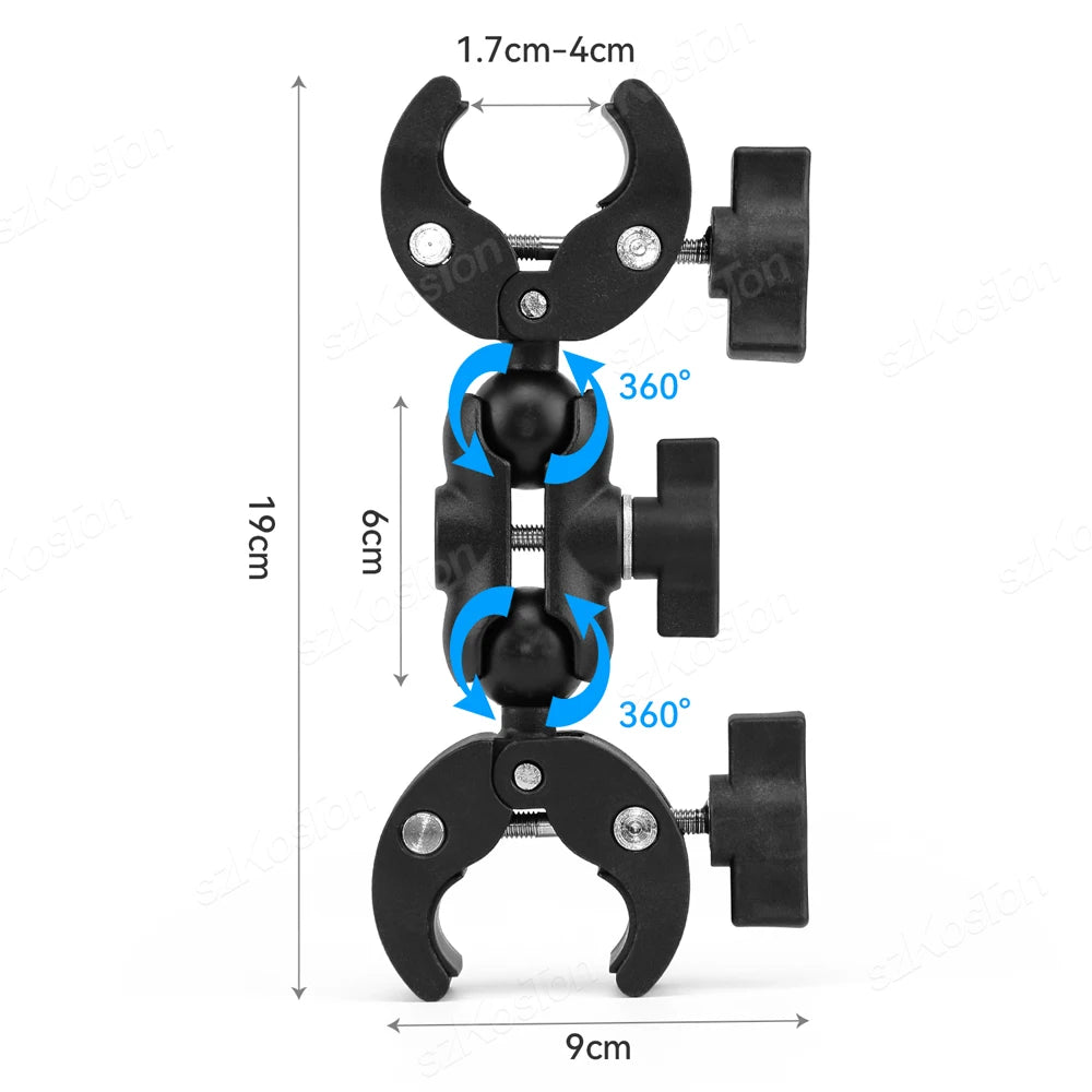 Universelle Doppel Kugelkopf Halterung für Action Kameras