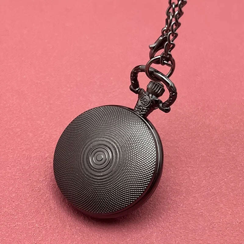 Herzförmige Taschenuhr-Halskette mit Blumenmuster, Damenschmuck-Yabubest - Home & More