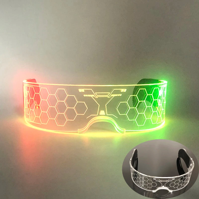Leuchtende LED Brille für Partys Feste und besondere Anlässe