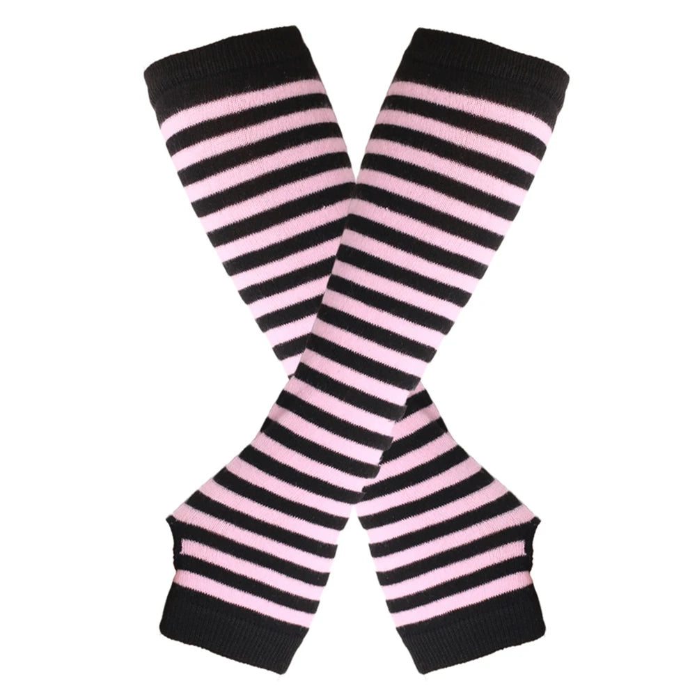 Damen lange Strickhandschuhe fingerlos für Wärme und Flexibilität