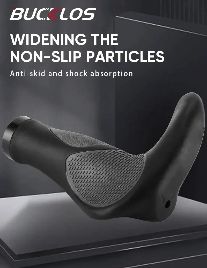 Ergonomische Fahrradgriffe mit verlängerter rutschfester Stange