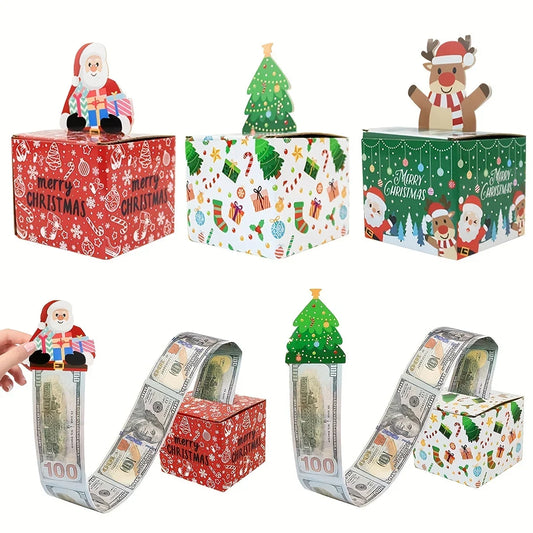 Festliche Geld Geschenkbox mit 30 Beuteln für originelle Präsente