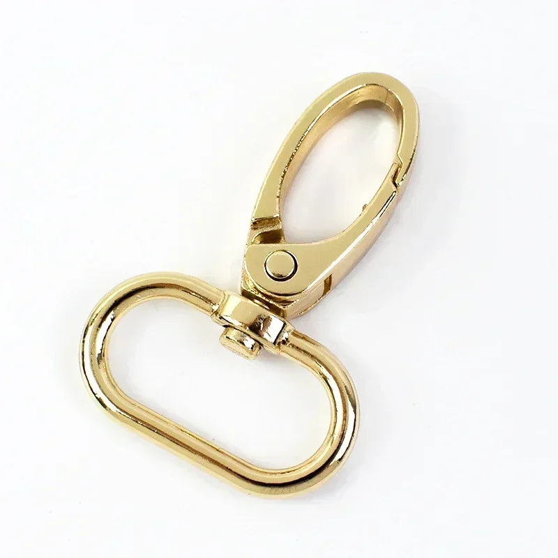 10 Stück drehbare Taschengurt-Haken Karabiner 16 bis 38 mm Metall