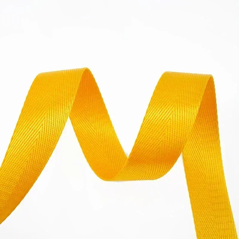 10m Nylon Gurtband 25mm Schwarz für Rucksack, Tasche, Gürtel, DIY Nähen
